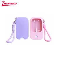 Housse en silicone personnalisée pour flacon de parfum de 45 ml, manchon en silicone pour flacon vaporisateur de voyage, multi-usages avec sangle de suspension