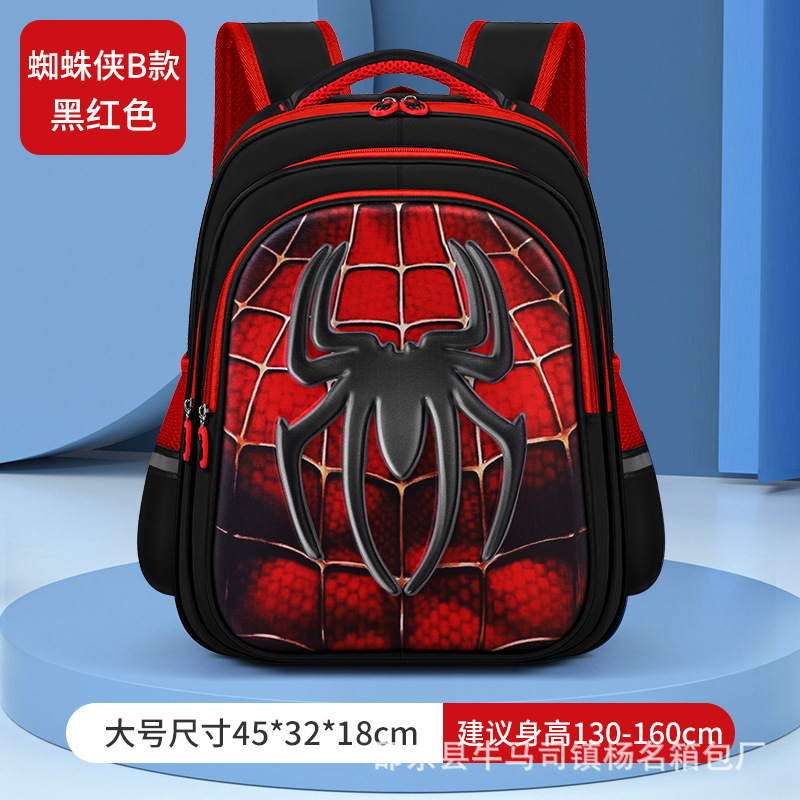 Sezione B ragno rosso nero grande