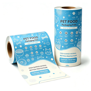 Pellicola in Alluminio e Plastica Laminata Stampata su Misura di Alta Qualità per Alimenti per Animali Domestici, Cibo per Cani e Gatti, Pellicola AL PE Impermeabile - Product Image 2