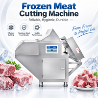 Machine de découpe de viande congelée de précision, équipement de découpe en cubes uniformes pour l'industrie agroalimentaire (bœuf, porc, poulet)