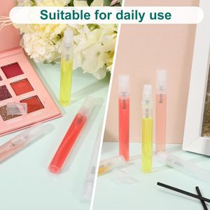 Mini Botella de Spray de Plástico con Tapa a Presión de 1ml, 2ml, 3ml, 4ml, 5ml, con Pulverizador para Muestras de Perfume y Cosméticos - Product Image 6