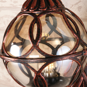 Super Bright Outdoor Wall Mounted Copper Finish Lamp Tempered Glass <b>Diffuser</b> 3500K Warm White <b>LED</b> Waterproof 10-Year Warranty - Product Image 5