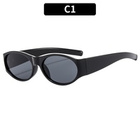 Tendance classique cercle ovale lunettes de soleil 2025 femmes hommes à la mode nuances cadre Logo personnalisé mode lunettes