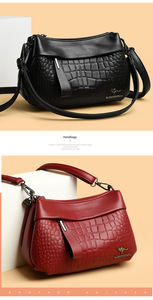 Bolsos de Mano de Lujo para Mujer al por Mayor, Bolsos de Cuero PU Suave, Bolsos de Hombro y Bandolera para Mujer - Product Image 2