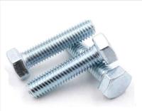 Pernos Hexagonales de Acero UNC UNF 1/2"-13 X 2" con Cabeza Hexagonal DIN933, Galvanizados en Zinc Azul