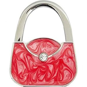 Metal Handicrafts Wholesale Foldable Purse <b>Hook</b> Metal Handbag <b>Table</b> Hanger Custom Branding <b>Bag</b> Holder Edge <b>Hook</b> Promotional Use - Product Image 1