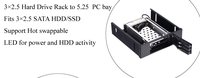 Rack 3-en-1 adapte trois SSD/HDD SATA de 2.5 "dans une seule baie, optimisant l'espace et les performances pour les centres de données.