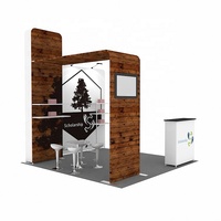 Marco de clic para stand de exhibición, estructura de tubo redondo de aluminio con conector de bola, montaje rápido sin herramientas