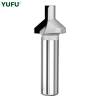 YUFU Fraise à bout rond diamantée non revêtue à finition brillante, à profil floral, pour opérations de découpe et de formage, personnalisable OEM 3