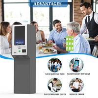 Borne de paiement automatique de kiosque de parking étanche OEM avec distributeur de cartes et paiement NFC