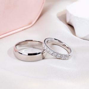 แหวนเพชรเลี้ยงในห้องปฏิบัติการ พร้อมใบรับรอง IGI แบบกำหนดเอง เครื่องประดับทอง เงินแท้ 925 รุ่น MSR-1823 - Product Image 1