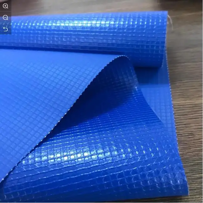 blue laminated waterproof pvc laminated tarpaulin