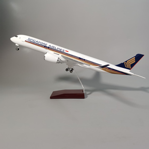 Modelo de Avión <span class=keywords><strong>Airbus</strong></span> <span class=keywords><strong>A350</strong></span> de Singapur a Escala 1/142 de 47 cm con Luces LED - Product Image 1