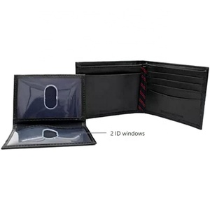 Custom Bifold Engraved <b>Wallet</b> <b>RFID</b> <b>Blocking</b> Full Grain Leather <b>Wallet</b> Genuine Leather Card Holder for Man - Product Image 3