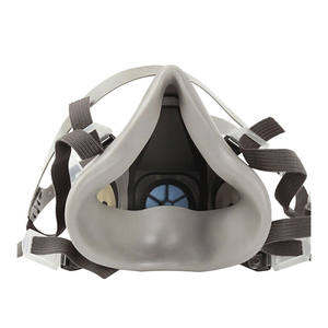 3เมตร6200หน้ากากช่วยหายใจครึ่งหน้าแบบใช้ซ้ำได้ถังคู่แบบแบนมีหลายประเทศได้รับการรับรองสามารถนำมาใช้ซ้ำได้ - Product Image 2