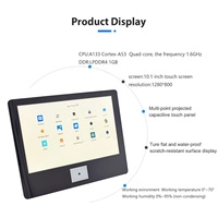 Android Tout-en-Un Écran Tactile Caisse Enregistreuse POS Terminal Publicité Koisk Barcode Scanner mini Vérificateur de Prix pour Supermarché