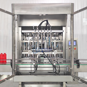 Máy Làm 6 Đầu Servo Chìm Với Khung Kem Dưỡng Da Dầu Gội Chất Tẩy Rửa Rửa Rửa Chất Lỏng Làm Đầy Máy Bìa - Product Image 5