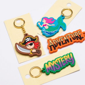 Custom PVC Carabiner <b>Keychains</b> Promotional Soft Eco-friendly 3D Shape Embossing Printing Bulk Corporate Gifts Events - Product Image 6