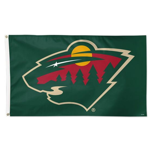 High Quality NHL <b>Flag</b> Custom Printed 3x5ft 100% Polyester Double Sided Minnesota Wild <b>Flag</b> - Product Image 3