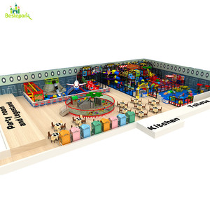 Aire de jeux intérieure avec toboggan pour enfants, aire de jeux intérieure en plastique pour enfants, équipement d'aire de jeux intérieure commerciale pour enfants - Product Image 6
