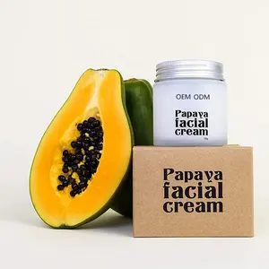 Private Label La Cura Della Pelle Papaya Sbiancamento Crema Idratante Incandescente Crema di Papaya con Estratto di Papaia Per Liscio Morbido Viso Corpo