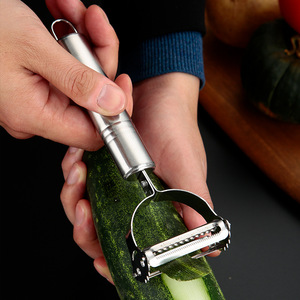 Multifunctional Kitchen Peeler <b>Vegetable</b> Fruit Peeler Stainless Steel Potato Slicer Household <b>Shredder</b> Carrot Peeler - Product Image 3