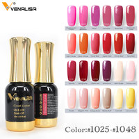 VENALISA Fasion Nail Art Manucure Soak Off 120 Couleurs 12ml Vernis à Ongles Acrylique Platine French Nails Laque Émail Gel
