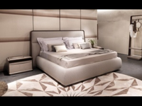 AJJ-DJ151 Usine de meubles sur mesure Ensemble de chambre à coucher moderne haut de gamme pour villa Lits doubles Cadre en bois écologique Taille personnalisable