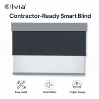 Persianas Enrollables Inalámbricas Personalizadas Ilvia, Sistema de Cortinas Eléctricas Motorizadas, Persianas Dobles Día y Noche