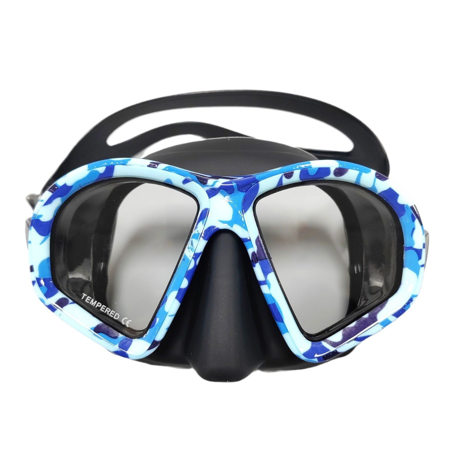 Camouflage blue black - free size