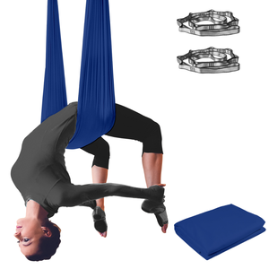 Kit de balançoire de yoga <span class=keywords><strong>aérien</strong></span> professionnel 5M, couleur et logo personnalisables, soies en nylon haute résistance durables pour l'exercice, hamacs de qualité supérieure - Product Image 1