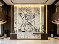 Dalles de marbre Calacatta Viola Bvlgari de luxe moderne pour comptoirs de cuisine, meubles de salle de bain, escaliers, portes intérieures de chambre