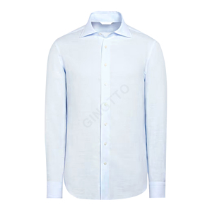 Camicie Estive Traspiranti in <span class=keywords><strong>Lino</strong></span> e Cotone con Logo Personalizzato a Maniche Lunghe per <span class=keywords><strong>Uomo</strong></span>, Vendita all'Ingrosso - Product Image 3