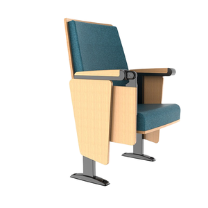 Asientos de auditorio directos de fábrica para salas de conciertos y cines Silla de tamaño estándar con bloc de notas para comedor - Product Image 5