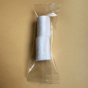 Rollos de algodón comprimido, vendas de gasa desengrasada, 2 rollos envasados individualmente para el cuidado de heridas, apósitos y cambios de vendaje. - Product Image 1