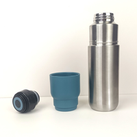 Thermos personnalisé en acier inoxydable à double paroi de 500 ml avec couvercle anti-fuite sans BPA, isolation thermique de 6 à 12 heures, portable pour l'extérieur/l'intérieur