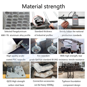 <span class=keywords><strong>Tente</strong></span> atrium pour toit transparent étanche à la pluie 400 <span class=keywords><strong>places</strong></span> décoration commerciale <span class=keywords><strong>tente</strong></span> de mariage feuilles de PVC Extra larges - Product Image 6