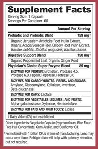 <span class=keywords><strong>Enzymes</strong></span> digestives pour adultes, prébiotiques et probiotiques biologiques, formule multi-<span class=keywords><strong>enzymes</strong></span> pour la promotion de la santé intestinale, étiquette personnalisée rapide OEM - Product Image 2