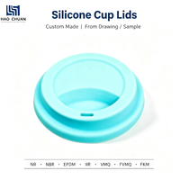 Couvre-tasses en silicone de qualité alimentaire résistant à la chaleur, forme créative, anti-poussière, avec joint d'aspiration pour tasses à café et à thé, directement de l'usine