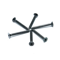 Fabricant chinois, vente en gros de vis en acier noir recouvert de peinture, vis à tête fraisée Torx noire pour applications métalliques et bois.
