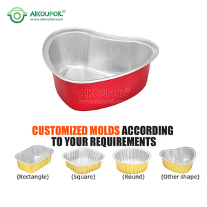<span class=keywords><strong>2025</strong></span> New Arrival Dùng Một Lần Hình Trái Tim <span class=keywords><strong>Mini</strong></span> Loaf Chảo Với Nắp Đậy 200Ml Công Suất Bánh Mì Chiên Nhôm Lá Container - Product Image 2