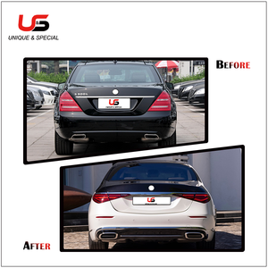 Accesorios de coche W221 actualización W223 kits de carrocería para Mercedes Benz Clase <span class=keywords><strong>S</strong></span> W221 2006-2013 Facelift a <span class=keywords><strong>2021</strong></span> W223 <span class=keywords><strong>Maybach</strong></span> modelo - Product Image 3