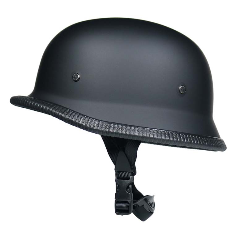 Custom DOT Approved Half Face Motorcycle Helmet - Vintage