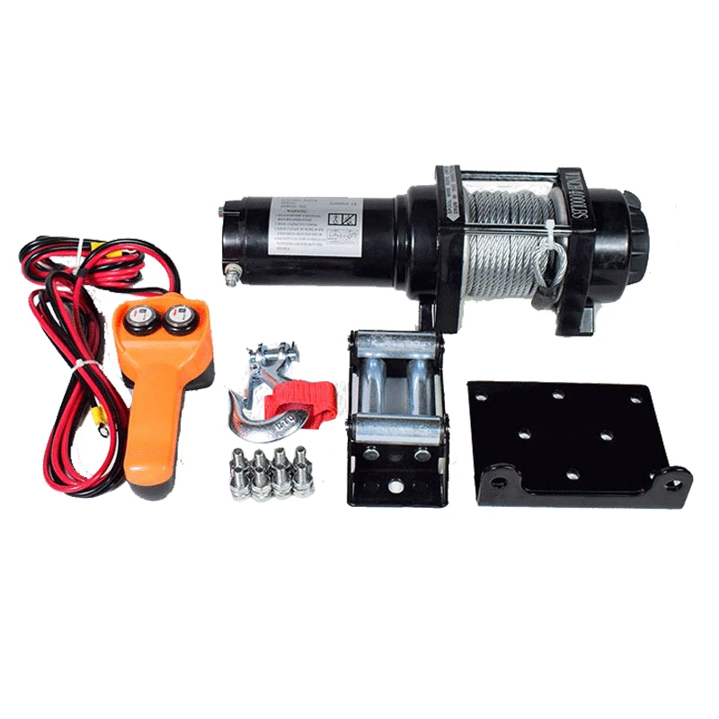 Auto Application Electric Winch, DC 12V, 24V, 12000lbs