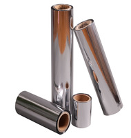 Film en Mylar aluminisé double face en PET opaque doux argenté de 3 microns avec faible transmission de lumière pour détecteur de rayonnement