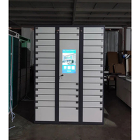 Armoire réfrigérée intelligente personnalisée avec logiciel de gestion, distributeur automatique de nourriture fraîche à code QR, casier alimentaire avec système de refroidissement