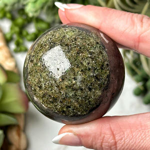 Nuevas llegadas: Esfera de cristal de olivino natural, piedra de curación Reiki, esfera de peridoto para regalo - Product Image 3