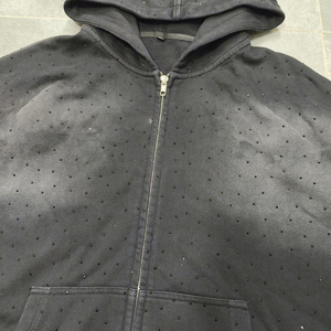 Manufacturers Custom Clothing All Over Printing Acid Wash Zipper Rhinestone Sweatsuit Tracksuit Hoodie and <b>Sweatpants</b> <b>Set</b> Men - Product Image 2