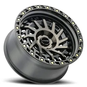 17 inch 18 inch 6x139.7 5x150 6x114.3 5x127 low pressure 4x4 offroad alloy wheels