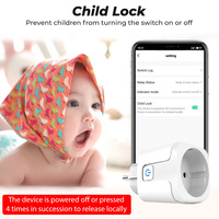 Adaptateur SMATRUL prise de courant EU FR Smart Life Tuya minuterie vocale Google Home Alexa 16A moniteur de puissance Smart Home Zigbee prise WIFI